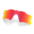 OAKLEY Radar ev heater LENTE 9541 07 Prizm ruby