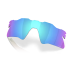 OAKLEY Radar ev heater LENTE 9541 08 Prizm sapphire polarized
