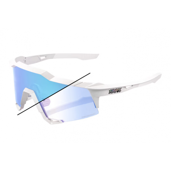 100% SPEEDCRAFT LL  Bastille Pearl White Glitter	Blue Mirror Photochromic