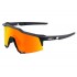 100% speedcraft LL soft tact black hiper red multilayer mirror lens